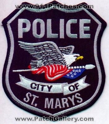St Marys Police
Thanks to EmblemAndPatchSales.com for this scan.
Keywords: kansas city of saint