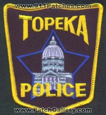 Topeka Police
Thanks to EmblemAndPatchSales.com for this scan.
Keywords: kansas