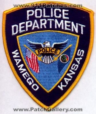 Wamego Police Department
Thanks to EmblemAndPatchSales.com for this scan.
Keywords: kansas