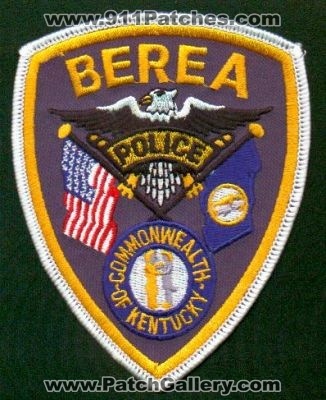 Berea Police
Thanks to EmblemAndPatchSales.com for this scan.
Keywords: kentucky