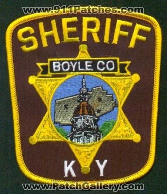Boyle County Sheriff
Thanks to EmblemAndPatchSales.com for this scan.
Keywords: kentucky
