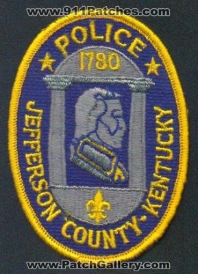 Jefferson County Police
Thanks to EmblemAndPatchSales.com for this scan.
Keywords: kentucky