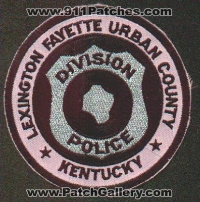 Lexington Fayette Urban County Police
Thanks to EmblemAndPatchSales.com for this scan.
Keywords: kentucky