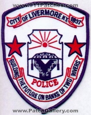 Livermore Police
Thanks to EmblemAndPatchSales.com for this scan.
Keywords: kentucky city of