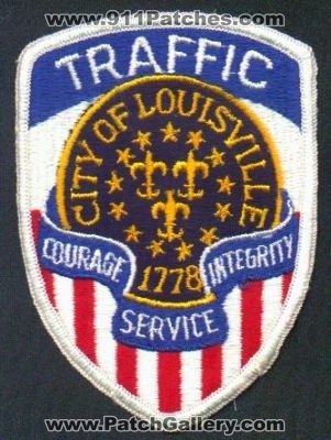 Louisville Police Traffic
Thanks to EmblemAndPatchSales.com for this scan.
Keywords: kentucky city of