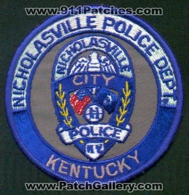 Nicholasville Police Dept
Thanks to EmblemAndPatchSales.com for this scan.
Keywords: kentucky department city