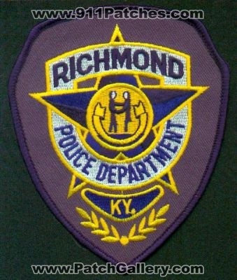 Richmond Police Department
Thanks to EmblemAndPatchSales.com for this scan.
Keywords: kentucky