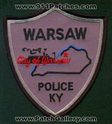 Warsaw Police
Thanks to EmblemAndPatchSales.com for this scan.
Keywords: kentucky