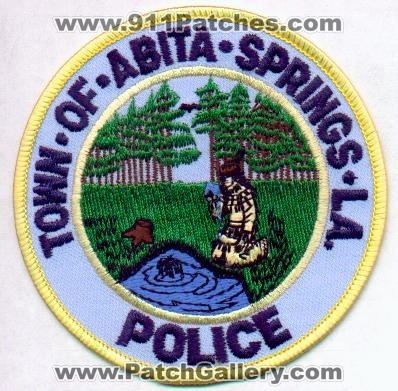 Abita Springs Police
Thanks to EmblemAndPatchSales.com for this scan.
Keywords: louisiana town of