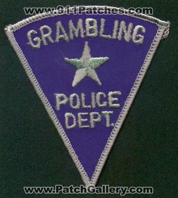 Grambling Police Dept
Thanks to EmblemAndPatchSales.com for this scan.
Keywords: louisiana department