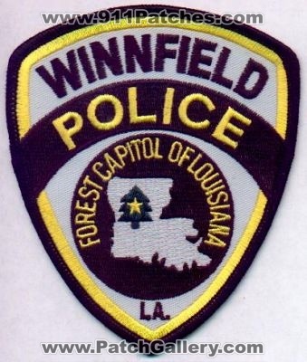 Winnfield Police
Thanks to EmblemAndPatchSales.com for this scan.
Keywords: louisiana