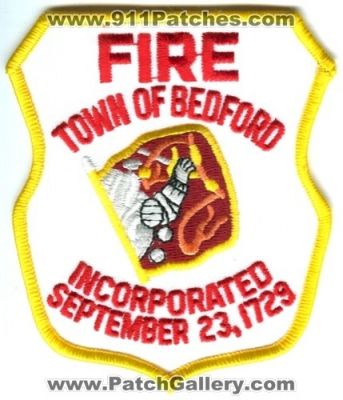 Bedford Fire (Massachusetts)
Scan By: PatchGallery.com
Keywords: town of