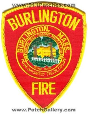 Burlington Fire Department (Massachusetts)
Scan By: PatchGallery.com
Keywords: dept. mass.