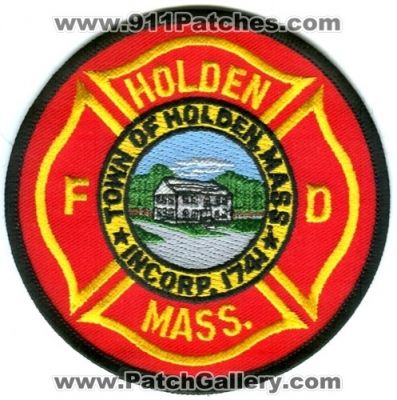 Holden Fire Department (Massachusetts)
Scan By: PatchGallery.com
Keywords: town of fd mass.