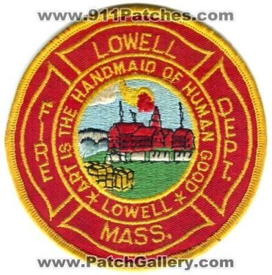 Lowell Fire Department (Massachusetts)
Scan By: PatchGallery.com
Keywords: dept. mass.