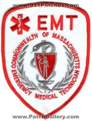 Massachusetts State Emergency Medical Technician EMT Patch (Massachusetts)
Scan By: PatchGallery.com
Keywords: certified ems commenwealth of