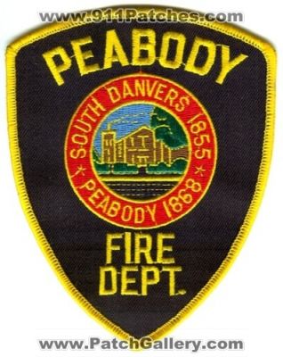 Peabody Fire Department (Massachusetts)
Scan By: PatchGallery.com
Keywords: dept. town of