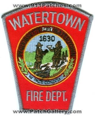 Watertown Fire Department (Massachusetts)
Scan By: PatchGallery.com
Keywords: dept.
