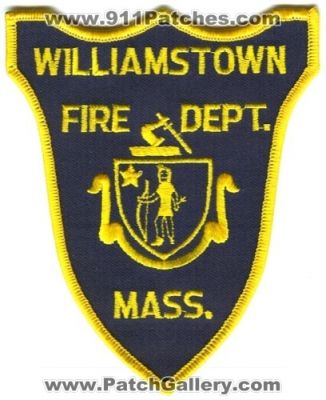Williamstown Fire Department (Massachusetts)
Scan By: PatchGallery.com
Keywords: dept. mass.