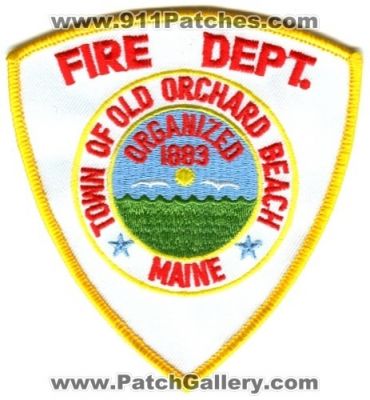 Old Orchard Beach Fire Department (Maine)
Scan By: PatchGallery.com
Keywords: town of dept.