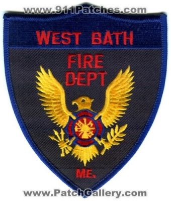 West Bath Fire Department (Maine)
Scan By: PatchGallery.com
Keywords: dept me.