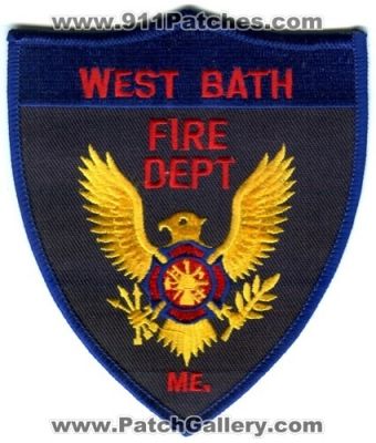 West Bath Fire Department (Maine)
Scan By: PatchGallery.com
Keywords: dept me.
