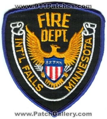 International Falls Fire Department (Minnesota)
Scan By: PatchGallery.com
Keywords: int'l intl dept.