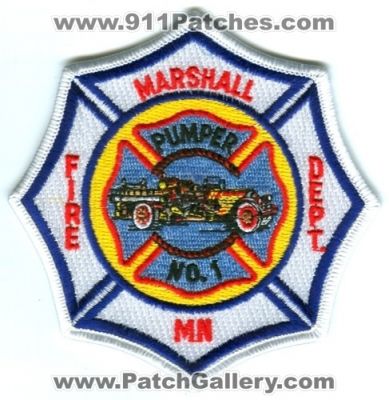 Marshall Fire Department Pumper Number 1 (Minnesota)
Scan By: PatchGallery.com
Keywords: dept. mn no. #1