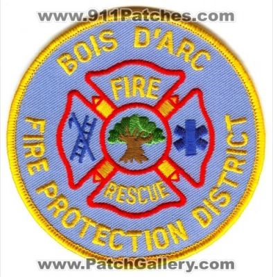 Bois D'Arc Fire Protection District (Missouri)
Scan By: PatchGallery.com
Keywords: department dept. darc rescue