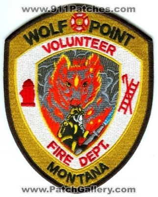 Wolf Point Volunteer Fire Department (Montana)
Scan By: PatchGallery.com
Keywords: vol. dept.