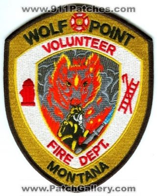 Wolf Point Volunteer Fire Department (Montana)
Scan By: PatchGallery.com
Keywords: vol. dept.