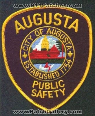 Augusta Public Safety
Thanks to EmblemAndPatchSales.com for this scan.
Keywords: maine city of