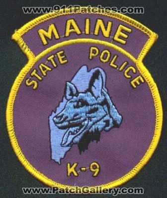 Maine State Police K-9
Thanks to EmblemAndPatchSales.com for this scan.
Keywords: maine k9