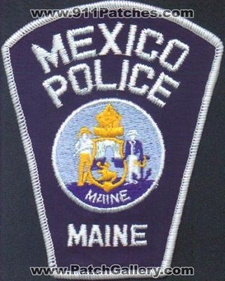 Mexico Police
Thanks to EmblemAndPatchSales.com for this scan.
Keywords: maine