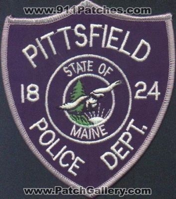 Pittsfield Police Dept
Thanks to EmblemAndPatchSales.com for this scan.
Keywords: maine department