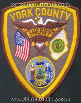 York County Sheriff
Thanks to EmblemAndPatchSales.com for this scan.
Keywords: maine