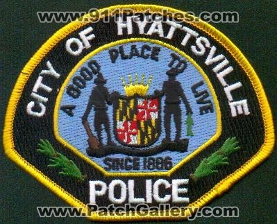 Hyattsville Police
Thanks to EmblemAndPatchSales.com for this scan.
Keywords: maryland city of