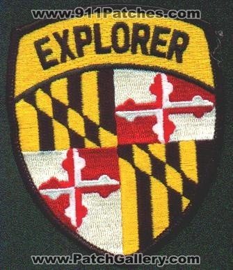 Maryland State Police Explorer
Thanks to EmblemAndPatchSales.com for this scan.
