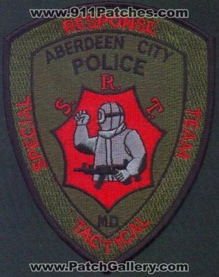 Aberdeen City Police Special Response Team
Thanks to EmblemAndPatchSales.com for this scan.
Keywords: maryland s.r.t. srt tactical