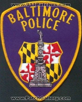 Baltimore Police
Thanks to EmblemAndPatchSales.com for this scan.
Keywords: maryland
