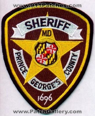 Prince George's County Sheriff
Thanks to EmblemAndPatchSales.com for this scan.
Keywords: maryland georges