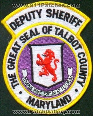 Talbot County Sheriff Deputy
Thanks to EmblemAndPatchSales.com for this scan.
Keywords: maryland