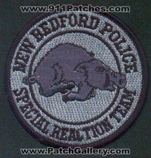 New Bedford Police Special Reaction Team
Thanks to EmblemAndPatchSales.com for this scan.
Keywords: massachusetts