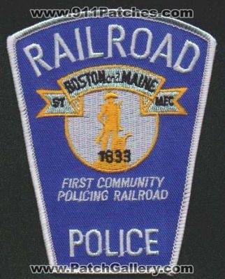Boston & Maine Railroad Police
Thanks to EmblemAndPatchSales.com for this scan.
Keywords: massachusetts