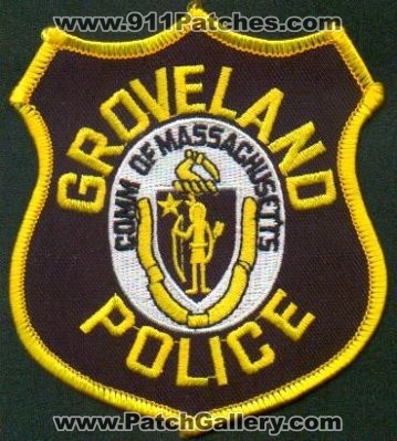 Groveland Police
Thanks to EmblemAndPatchSales.com for this scan.
Keywords: massachusetts
