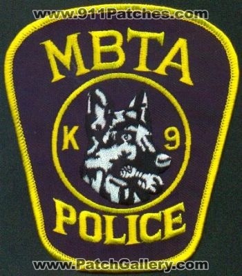 Massachusetts Bay Transit Authority Police K-9
Thanks to EmblemAndPatchSales.com for this scan.
Keywords: k9 mbta