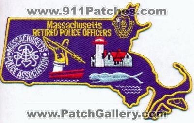 Massachusetts Retired Police Officers
Thanks to EmblemAndPatchSales.com for this scan.
