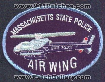 Massachusetts State Police Air Wing
Thanks to EmblemAndPatchSales.com for this scan.
Keywords: helicopter
