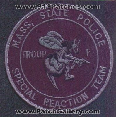 Massachusetts State Police Special Reaction Team
Thanks to EmblemAndPatchSales.com for this scan.
