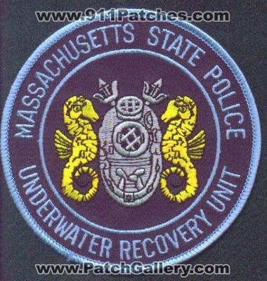 Massachusetts State Police Underwater Recovery Unit
Thanks to EmblemAndPatchSales.com for this scan.
